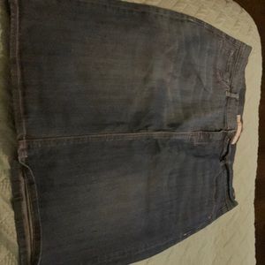 Old navy jean skirt knee length